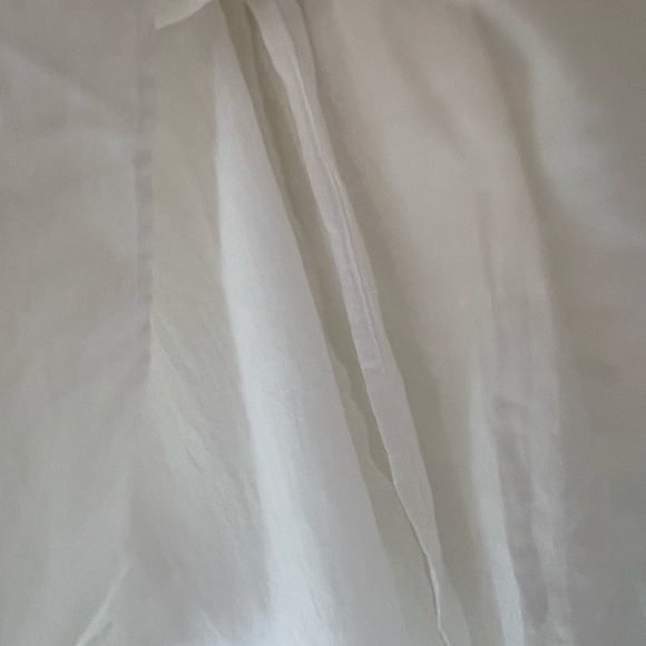 Magaschoni White Linen Sleeveless Maxi Dress - Picture 5 of 5